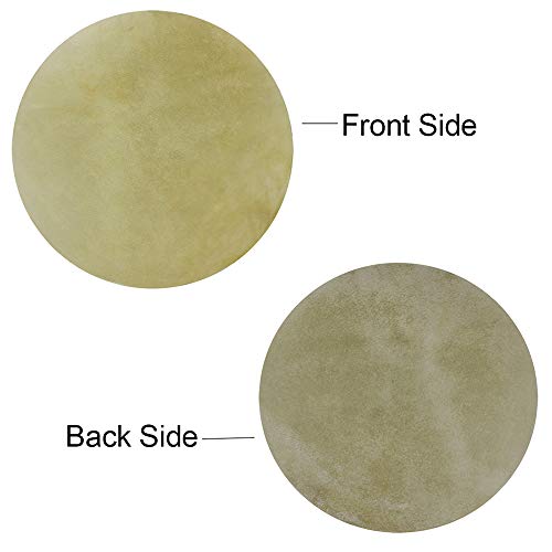 Muslady Drum Head Durable Buffalo Skin Round Drum Convers for Bongo African Drum Conga Konga Drums, 2pcs/pack (29cm / 31cm for option) (31 cm)