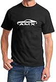 1970 AMC AMX Classic Muscle Car Outline Design Tshirt