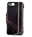 Yogurt Case for iPhone 8 Plus, Case for iPhone 7 Plus, Genuine Leather Wallet Handmade Compatible with iPhone 8 Plus/7 Plus 5.5 Inch Oil Leather