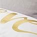 Monkeysell Bronzing Flannelette Home Throw Pillow Cover Lips Love Black Striped White Print Gold Black Room Decor Throw Pillows Cover for Couch Bed Sofa Christmas Gift18 inches