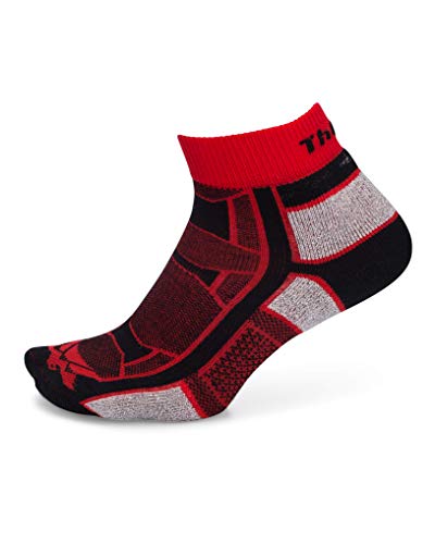 Thorlos - Calcetines de tobillo para atleta al aire libre con cojín fino Oaqu unisex-adulto
