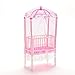 Supershopping 1 Pc Fashion Baby Doll Bed and Crib Bedroom Accessories with Mosquito Net for Barbie Girls
