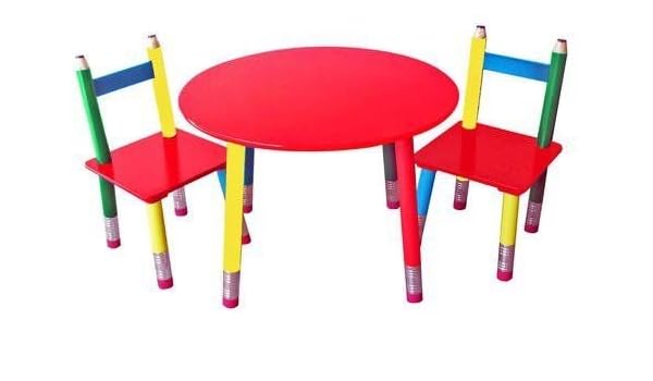 kids pencil table and chairs