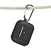 Protective Cover for AirPods Pro Case, Bounce Carrying Case with Keychain for AirPods Pro Charging Case [2019 Release] [Visible Front LED] Shock-Absorbing Soft Slim Silicone Case Skin (Black)