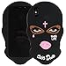 iPhone X Case, Miniko(TM) Thug Life 3D Cute Unique Cartoon Big Eyes Woman Face Masked Teared Girl Jesus Christian Cross Coque Soft Silicone Gel Case Cover for Apple iPhone X