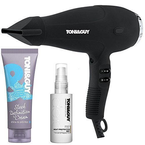 Buy Toni & Guy Compact Hair Dryer Heat Protection Mist Cool Defining