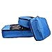 Hopsooken Packing Cubes System - 3 Pieces Sets Travel Luggage Packing Organizers (Blue)