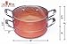 Copper Kitchen Dutch Oven - Ceramic Copper Induction Bottom Pots - Three Piece Deep Dish Casserole