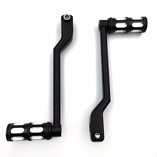 Style 011- Motorcycle Black Aluminum Heel Toe Shift Levers/Gear Shift Pedal Levers w/ Shifter Pegs For Harley Davidson Trike 2008 and later - Thumbnail 3