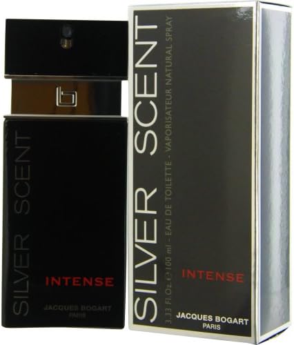SILVER SCENT INTENSE by Jacques Bogart EDT SPRAY 3.4 OZ for MEN ---(Package Of 6)