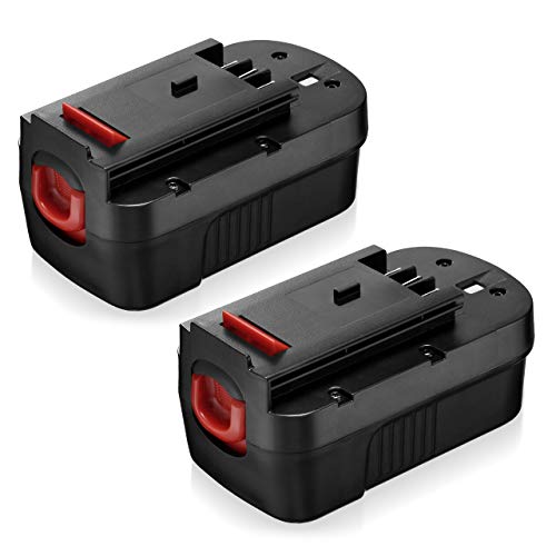 {Upgraded to 3700mah}18V 2Pack HPB18 Replacement for Black & Decker 18 Volt HPB18 HPB18-OPE 244760-00 FS18FL FSB18 Firestorm,2Pack