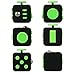 Fidget Cube Relieves Stress And Anxiety for Children and Adults Anxiety Attention Toy (Black&Green)