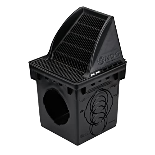 NDS 1200DSG Square Catch Basin Drain Downspout Grate, Fits 12 Inch