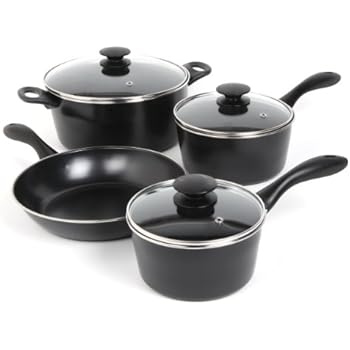 Sunbeam, Black 91502.07 Armington 7-Piece Cookware Set