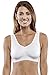 Carole Martin Racerback Sport Bra with Low Impact for Yoga Cycling Hiking Fitness -40 White