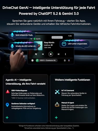 ATOTOSELECT CarPlay Wireless Adapter, Magic AI Box Android Car with Dual WiFi Stability, Compatible with Wired Factory CarPlay & Android Car, for YouTube/Netflix