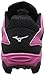 Mizuno Women's 9 Spike adv Finch frhse6 bk-wh, Black/Pink, 8 M US