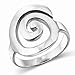 Mimi Sterling Silver Large Open Celtic Swirl Ring