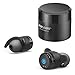 Wonstart Bluetooth Headphones V4.2 Noise Cancelling True Wireless Earbuds Waterproof Mini Bluetooth Earphones w/Built-in Mic Mini Charger Bluetooth Headset for Hiking Biking Travel Work (W302B)