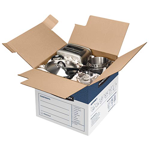 Bankers-Box-SmoothMove-Prime-Moving-Boxes-Tape-Free-FastFold-Easy-Assembly-Handles-Reusable-White-Medium-8-Pack