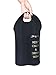 Wine Carrier Tote Bag- Durable Neoprene Wine/water Bottle Tote, Black - Great Gift That Keeps Wine Bottle Insulated on the Go (2-bottle) …