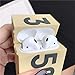 Joyleop(Yellow Shoebox) Compatible with Airpods 1/2 Case Cover,3D Cute Luxury Funny Fun, Silicone Airpod Stylish Chic Character Keychain Skin,Girls Boys Teens Men,Cases for Air pods 1& 2