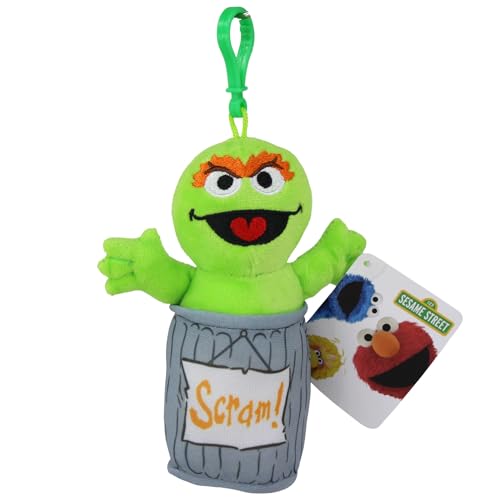Oscar the Grouch 15cm Bagclip
