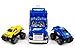 Monster Truck Transporter Truck – Hauler Trucks for Children Friction Toy Transporter Truck Ready to Run – Extreme Monster Truck Toy Car Transporter Semi Trailer Friction Toy Truck Ready to Run W/ 2 E