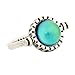 Mojo Antique Sterling Silver Plated Spinner Ring Round Stone Color Change Mood Rings MJ-RS035 (9)