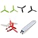 Sandistore 20PC/5Set Upgraded 3-Leaf Propellers + U Wrench for Cheerson CX-10 CX-10A
