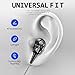 VitaVela 2019 new Universal Earphone/Ear Buds 3.5mm Stereo Headphones in-Ear Tangle Free Cable with Built-in Microphone Earbuds ，For iPhone iPod iPad Samsung Android Mp3 Mp4 and More smart phone-Blackthumb 1
