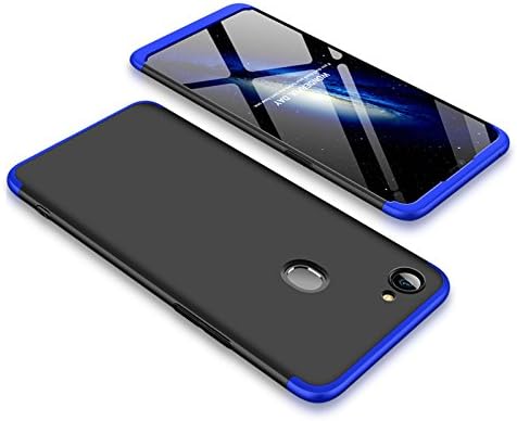 Aspir 360 Degree Full Protection 3 in 1 Back Cover for Oppo F3 Plus (Blue Hard PC Matte Case)