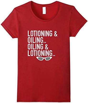 Womens Lotioning and Oiling Wendy Peffercorn T-Shirt Medium Cranberry