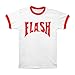Flash Gordon Logo Red Ringer White T-Shirt Tee