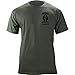 USAMM Army Special Forces Unit Full Color Veteran T-Shirt (L, Green)