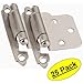 25 Pair Pack - Cosmas 17139-SN Satin Nickel Hinge Variable Overlay [17139-SN] - 50 Total Hinges