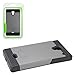 Eagle Cell Hybrid Dual Layer TPU Protective Hard Case Cover for Sharp Aquos Crystal 306SH - Retail Packaging - Black/Grey