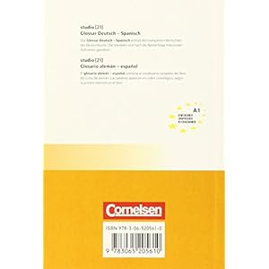Studio 21: Glossar Deutsch - Spanisch A1 (German Edition)