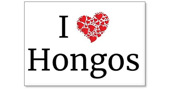 Mundus Souvenirs - Amo Hongos, Imán para Nevera (diseño 1): Amazon ...