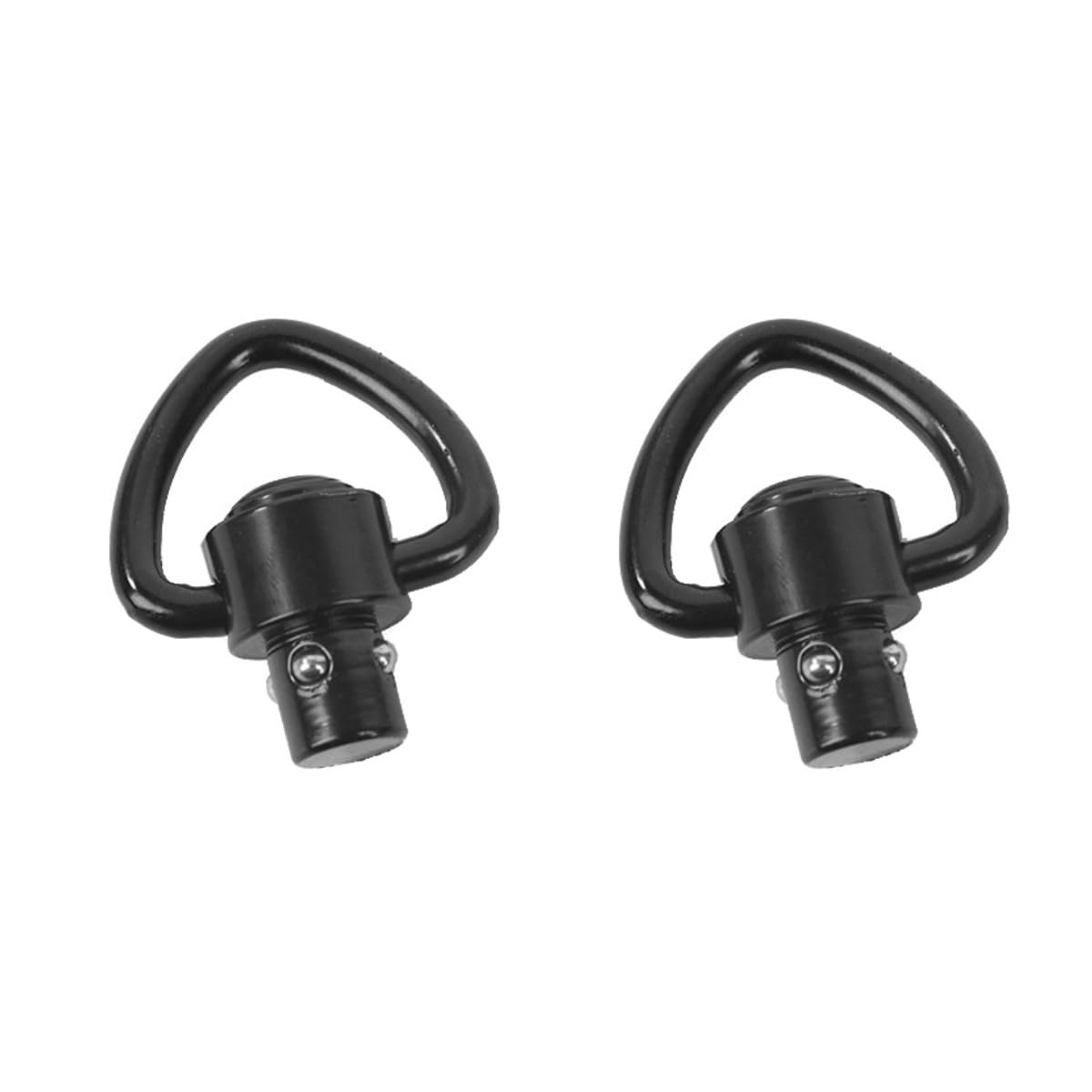 HOUSON 2PCS QD Sling Swivel 1 inch, M-L-o-k Picatinny Rail Quick Detach Swivel Adapter Quick Release Sling Base for Tactical Shooting, Weapon Lifting and Hunting SW-1