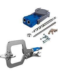 R3 Promo Kreg kit de ebanistería de bolsillo R3 con tornillo de banco clásico incluido