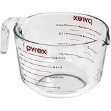 Pyrex, Prep-ware 8-Cup Measuring Cup Made of glass, red,