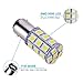 YINTATECH 4X Super White 6000K LED Car Lights Bulb 1157 BAY15D 27SMD 5050 Car RV Turn Signal Parking Lights 7528 2057 2357 DC 12V