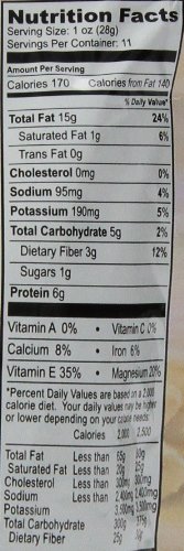Madi K's Roasted and Salted Almonds, 11-Ounce Pouches (Pack of 4)