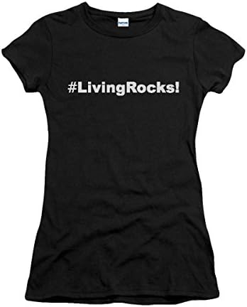 NCIS Women's #LivingRocks! T-Shirt Black XL