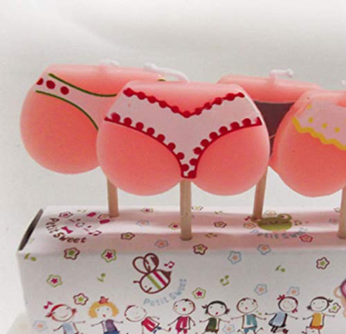 WWWL Creatieve kaars 5 Stks/set Grappige Bikini Verjaardag Kaarsen Party Cake Kaarsen Cake Cupcake Topper Decoratie… - Image 7