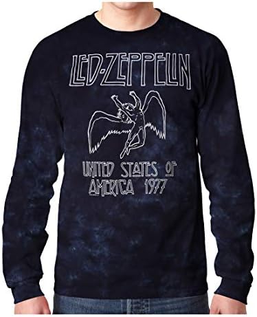 Liquid Blue unisex adult Led Zeppelin 
