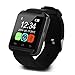 5ive U80 Bluetooth 4.0 Smart Wrist Wrap Watch Phone for Samsung S2/S3/S4/S5/S6, Note 2/Note 3/Note 4/HTC Part Function for iPhone - Black