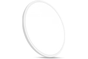 24 Inch Led Ceiling Light Flush Mount, 50W, 5480LM, 3000K/4000K/6000K CCT Selectable Super Slim White LED Ceiling Light, Clos