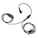 Trdio Covert Acoustic Tube Bodyguard Earpiece Headset with Mic for Yaesu Vertex Standard VX-230 VX-231 VX-298 VX-350 VX-351 VX-180 EVX-531 Two Way Radio Walkie Talkie